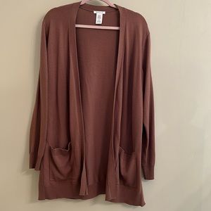 Women’s XL caramel color cardigan. Good condition.